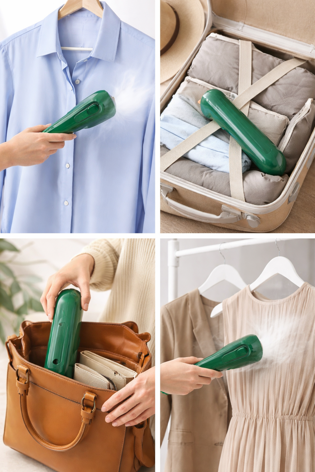 Plancha a vapor portátil de mano