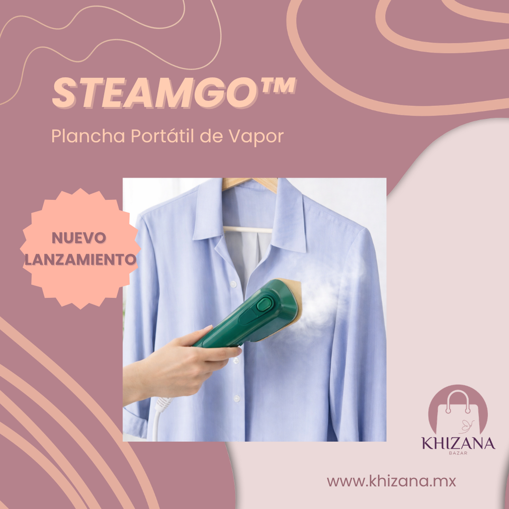 SteamGo™ | Plancha Portátil de Vapor