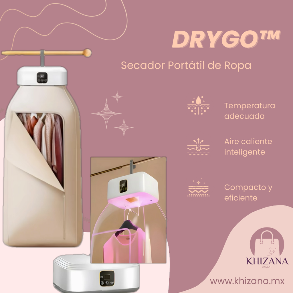 DryGo™ | Secador Portátil de Ropa